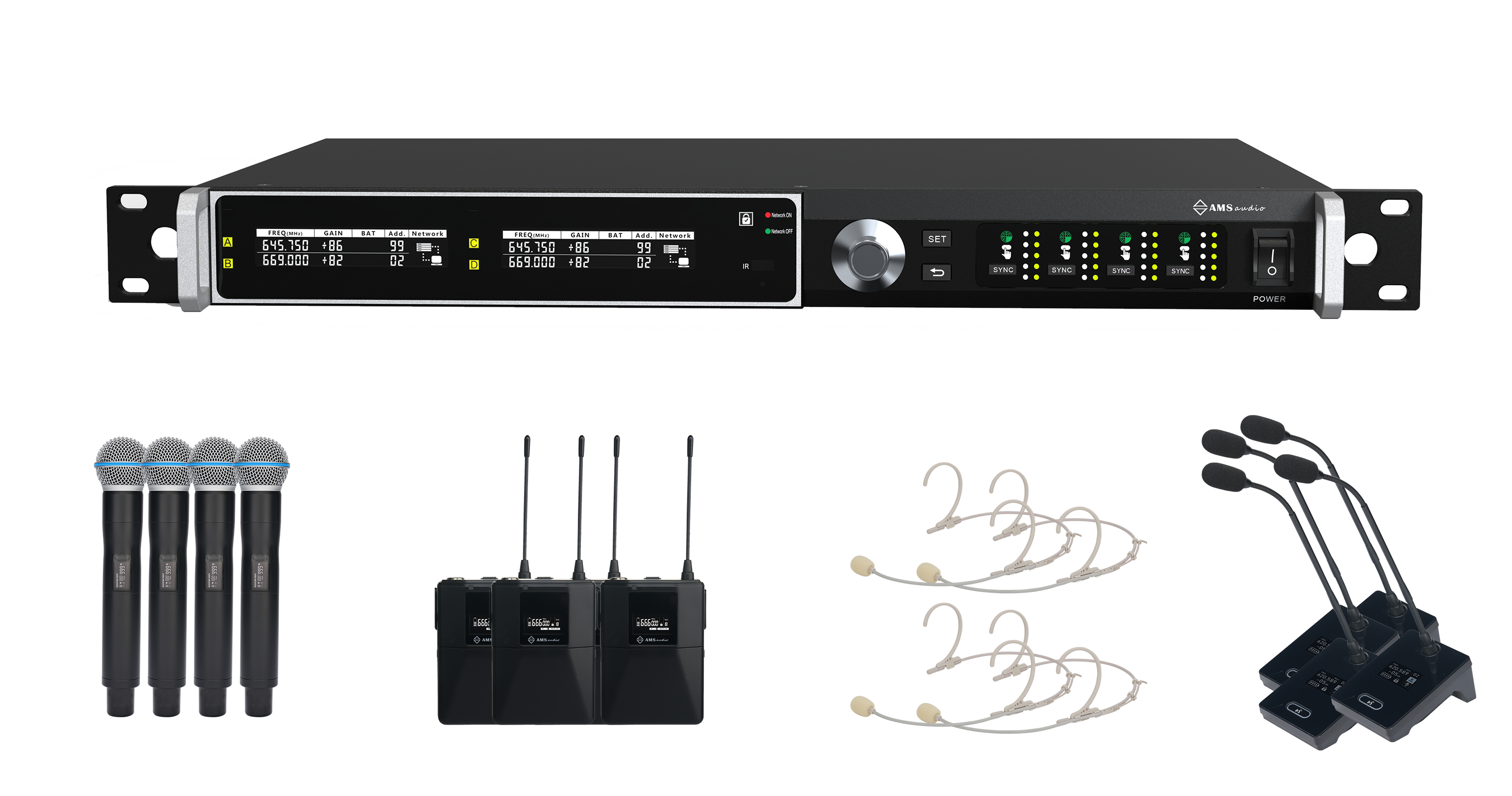 cs4000wireless microphone system